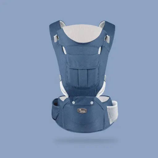 Versatile Multi-Functional Youngsters Carrier with Detachable Straps, Comfortable for All Seasons - Available in Gray, Pink, Green, Blue, Portable Youngsters Carrier